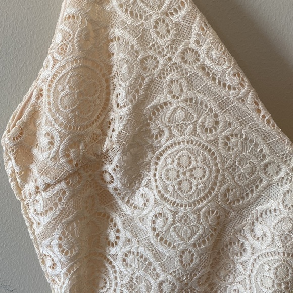 Venus Ivory Bodycon Lace Mini Dress Women’s Size Small - Picture 8 of 16